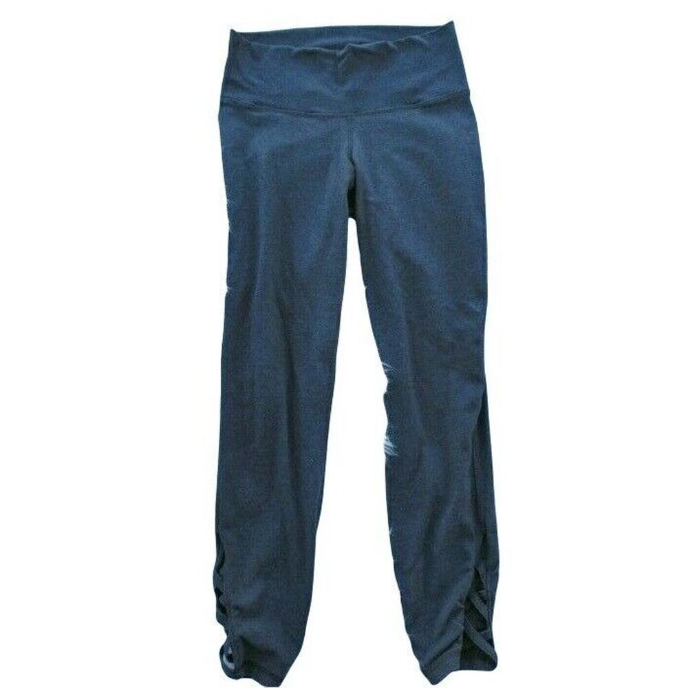 Old Navy Active Leggings Size M Womens Gray Mid Rise‎ Skinny Leg Capri